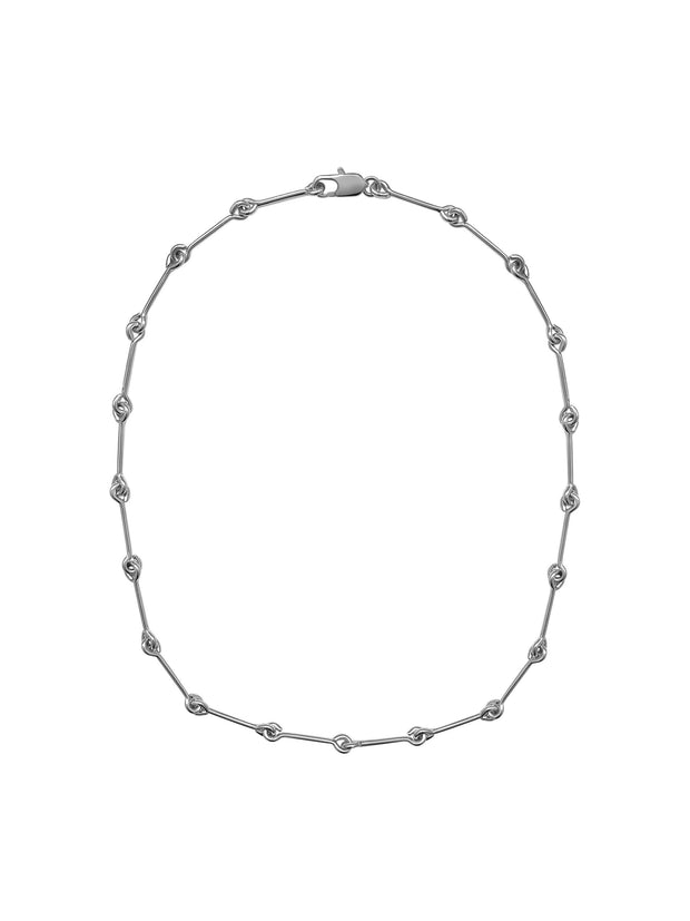Treccia Necklace - Silver