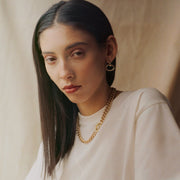 Model wears Laura Lombardi Presa Chain