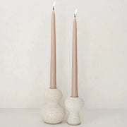 30cm Tapered Candle Pair - Beige