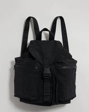Recycled Nylon Sport Backpack - Black